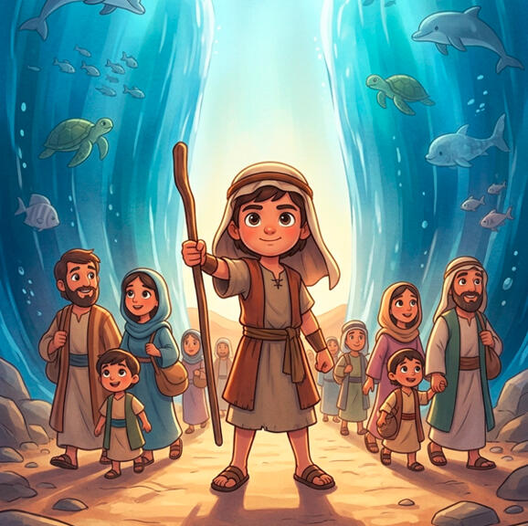 Moses Moses opening the sea