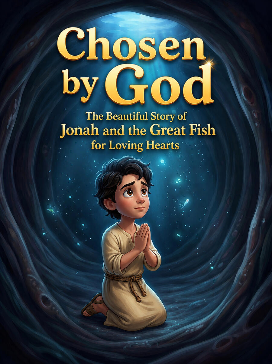 Jonah and the big fish Bible