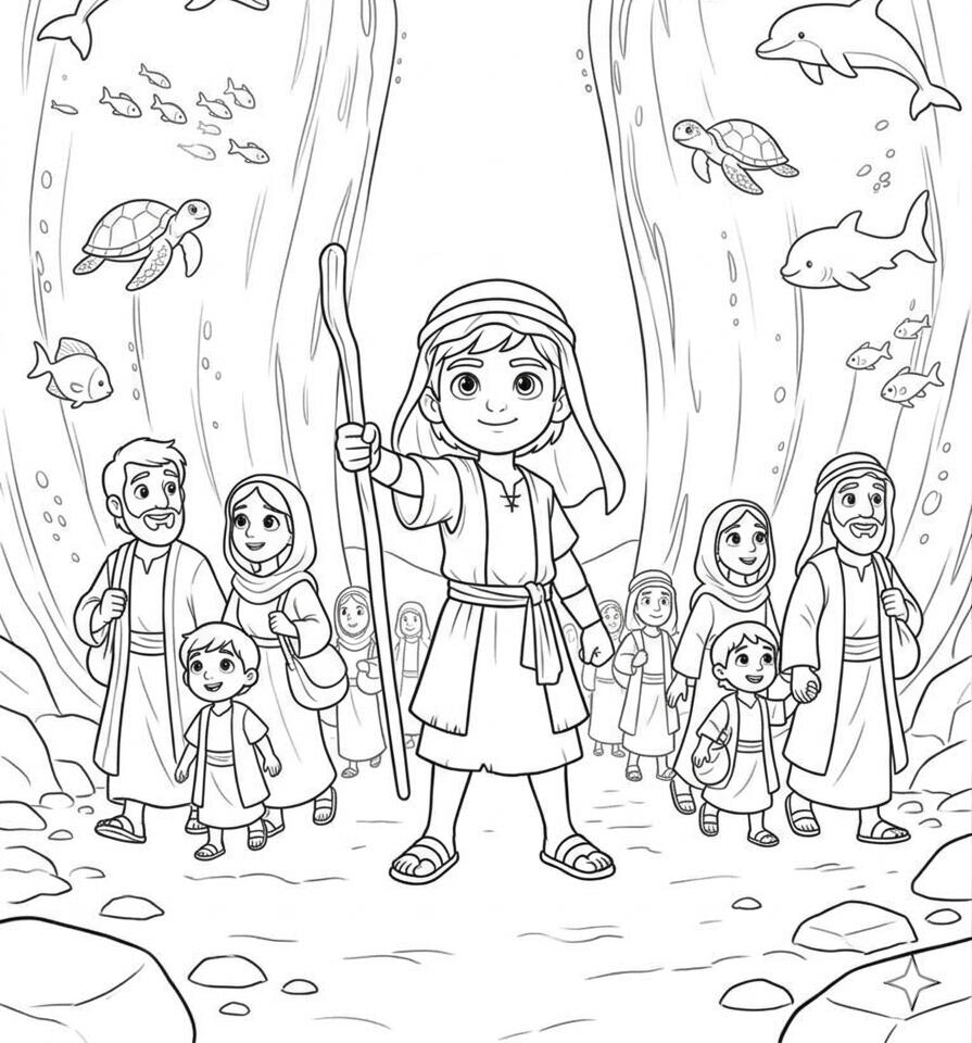 Moses Coloring book